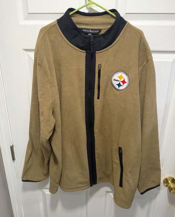 Darius Rucker Other - Pittsburgh Steelers Darius Rucker Fanatics Fleece Jacket Men’s 3XL XXXL Tan NFL
